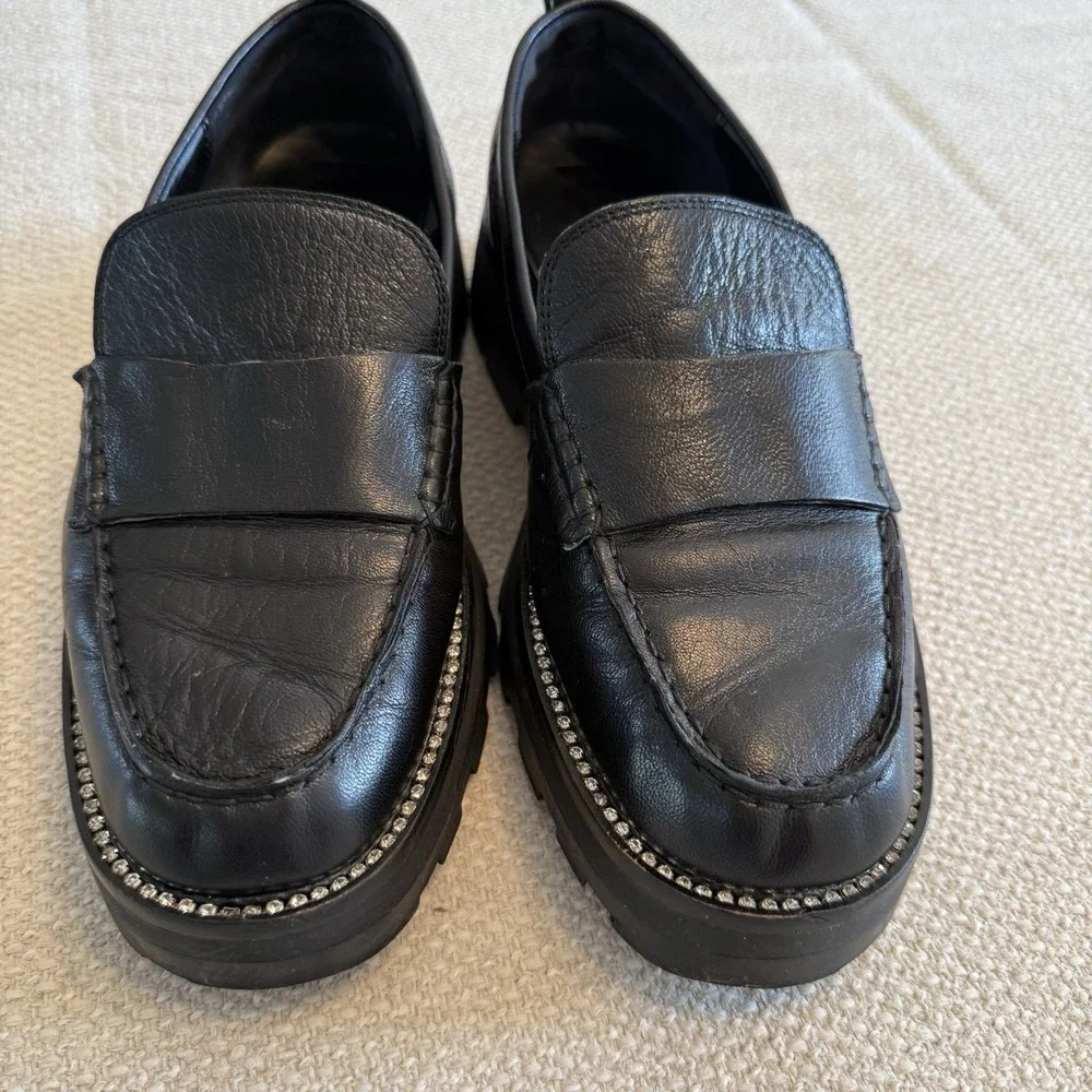 Karl Lagerfeld Black Women's Maysun Platform Casual Shoe Women‎ 9m
